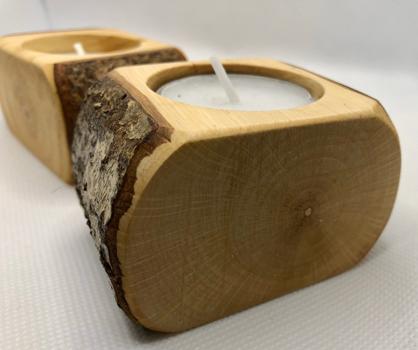 Dartmoor wood stunning single tealight holder