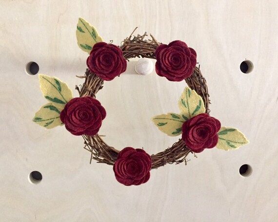 mini flower wreath