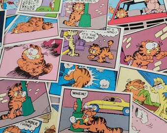 SCATTER - GARFIELD Real Cutouts - Repurposed Book Pages, Garfield -themed Party Decorations, Garfield Party Confetti, 80s/90s Party Theme