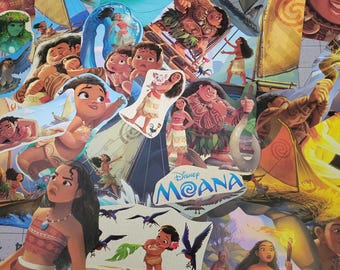 SCATTER - MOANA Real Cutouts - Repurposed Book Pages, Moana-themed Party Decorations, Moana Party Confetti, Disney Party Theme