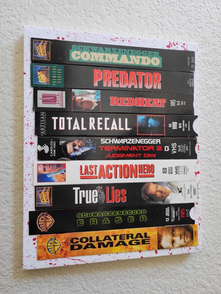 激レア THUMB 【THE LAST STRUGGLE】 VHS 80s Horror Movie VHS Keychains - 90s Horror VHS Lot - Horror