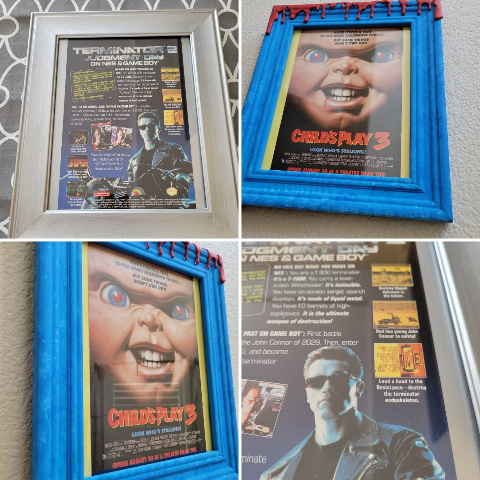 Child's Play 1988 Tom Holland Chucky Japonês Card mini pôster de filme B5