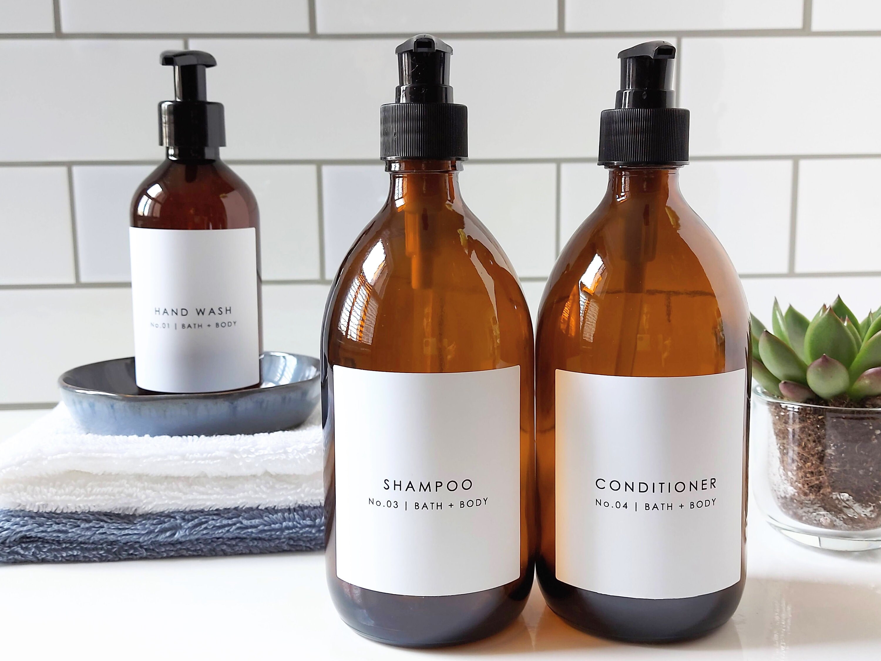 Bath and Body Labels contemporary Collection. Waterproof. Etsy UK