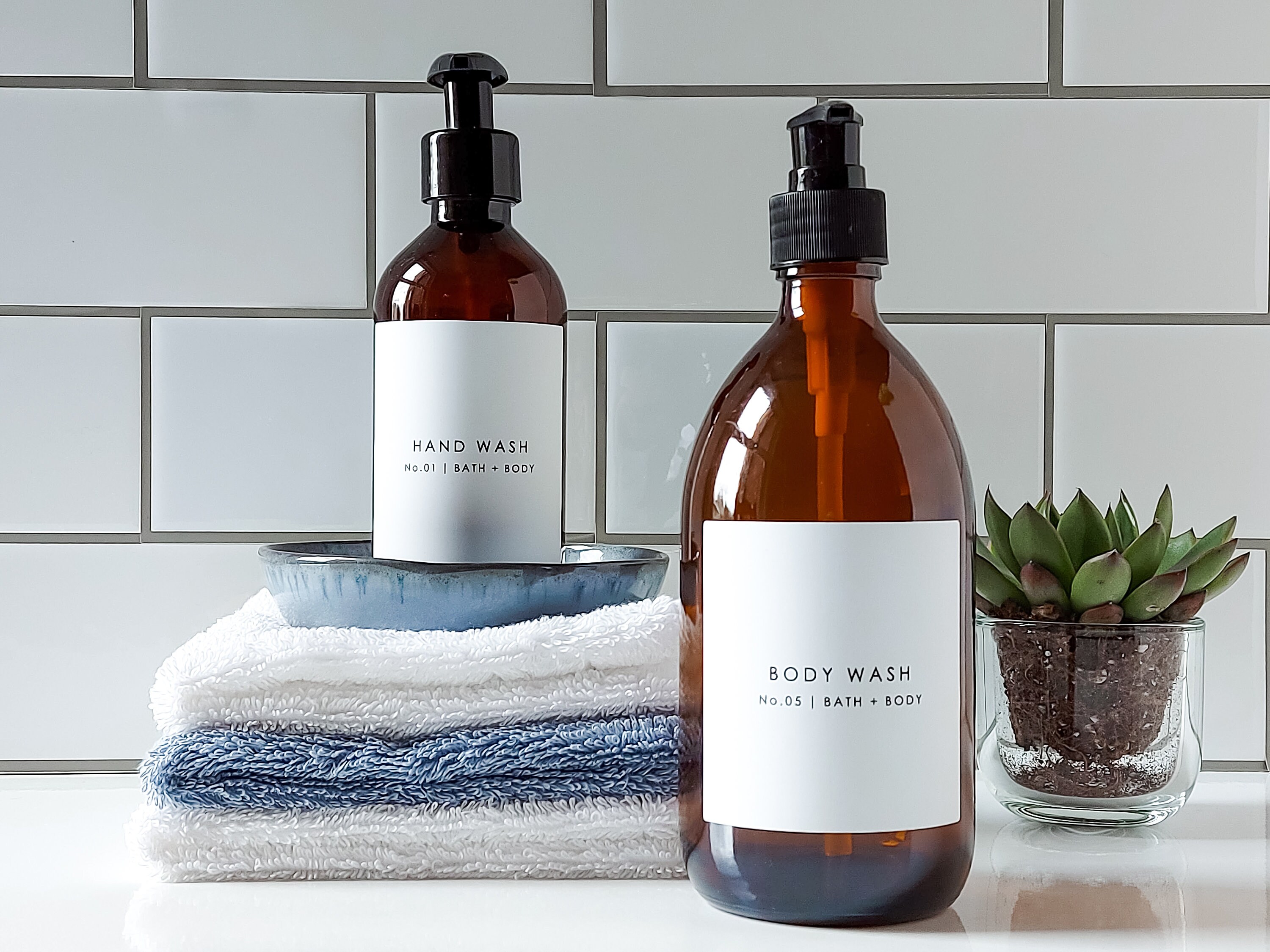 Bath and Body Labels contemporary Collection. Waterproof. Etsy UK