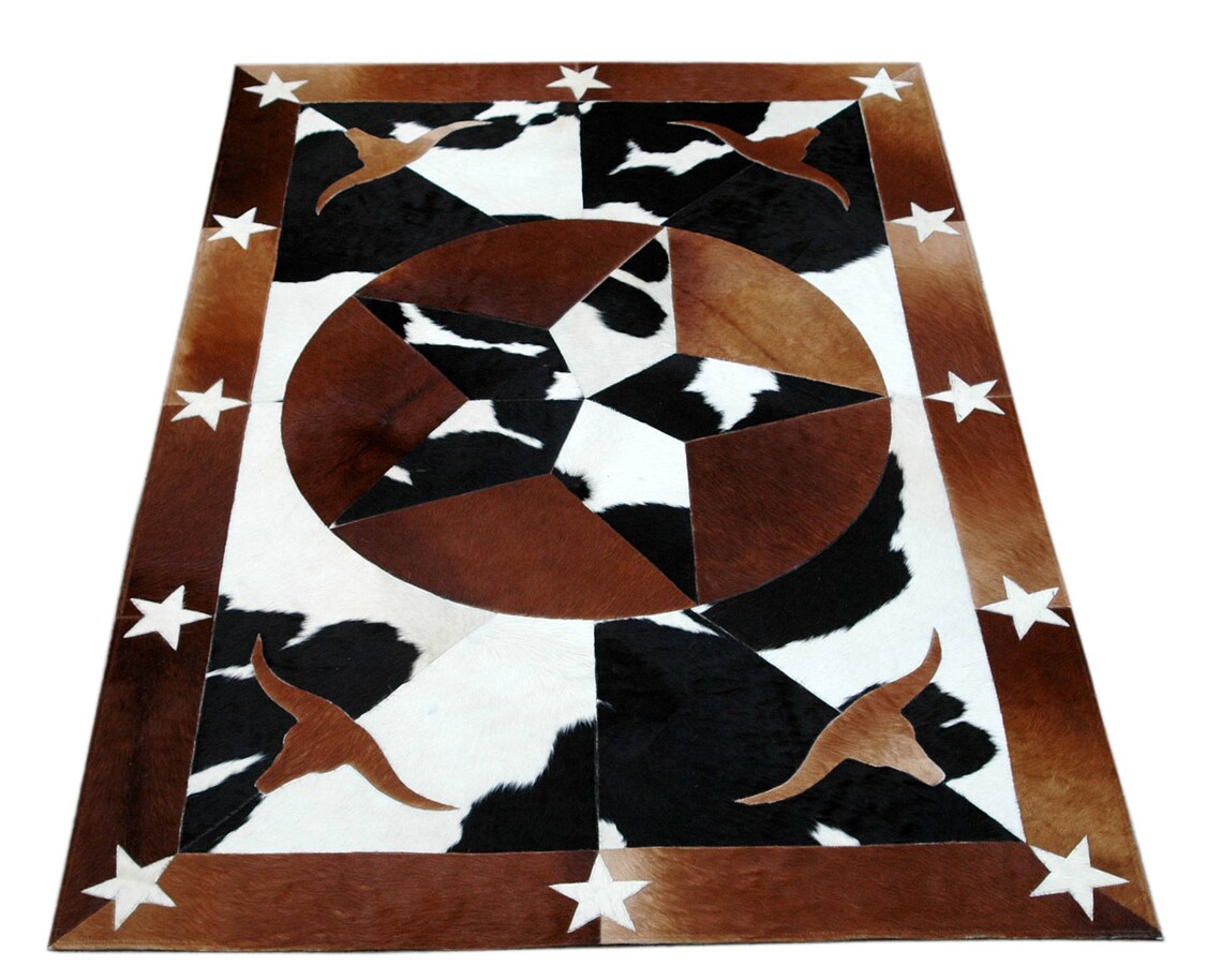 Custom Decor Rugs, Classy Leather Rug, Floor Leather Rugs, Handmade
