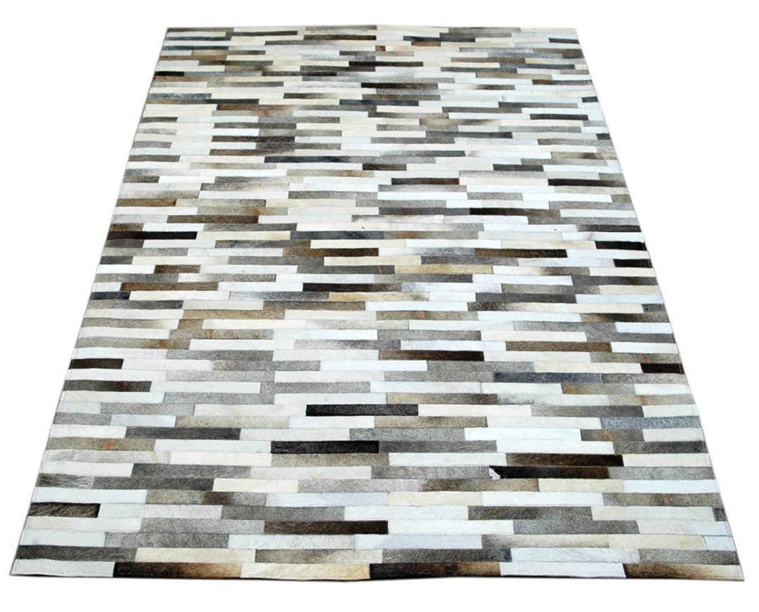 Floor Patchwork Rugs, Personalized Floor Rugs, Customized Leather Rugs