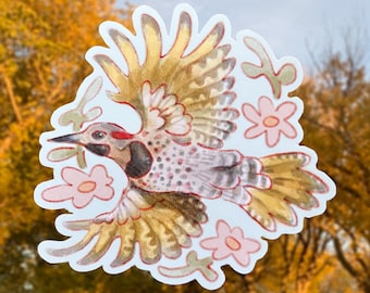 northern flicker sticker | bird sticker