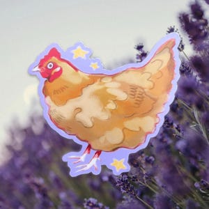 chicken sticker | cottagecore sticker