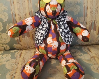 Halloween 18" Stuffed Teddy Bear Handmade