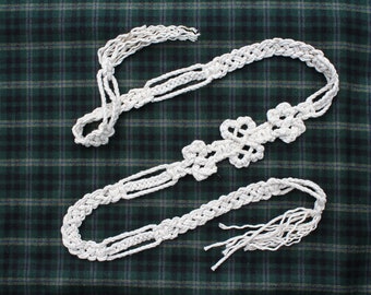 Handfasting Cord - Natural Triple: Bespoke artisan handfasting/handtying cord/ribbon/rope