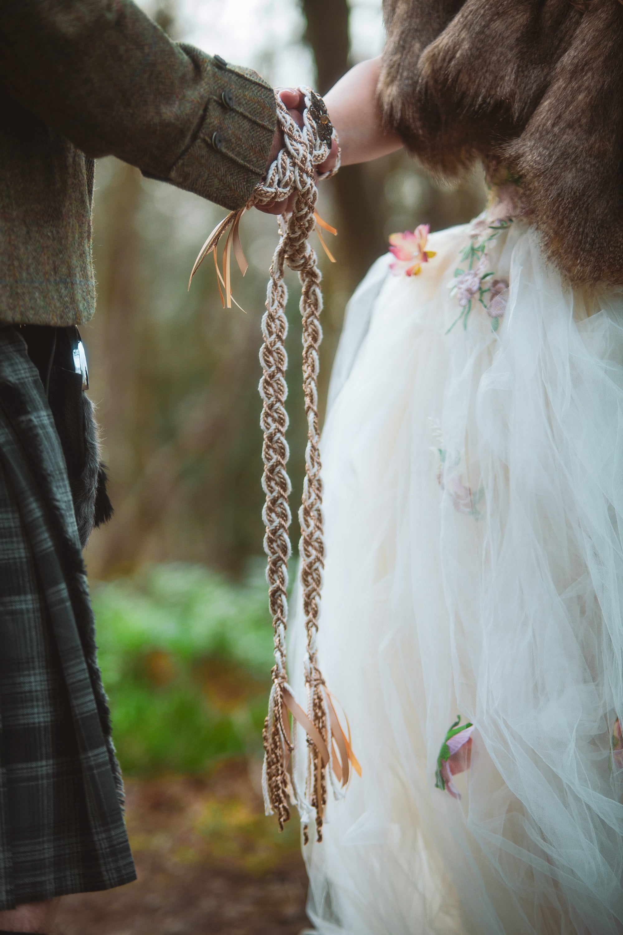 Handfasting Cord: Talisman Bespoke Celtic Love Knot Wedding Cord