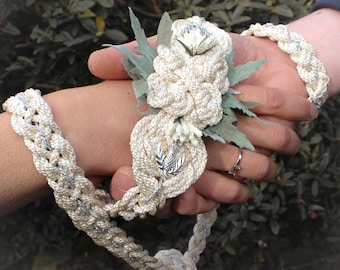 Handfasting Cord - Bloom - Ivory - Fully customisable handfast cord