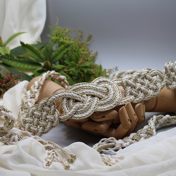 Handfasting Cord - Celtic 'Nine Knots' Love Knot Design LIMITED EDITION Metallic Shades wedding rope