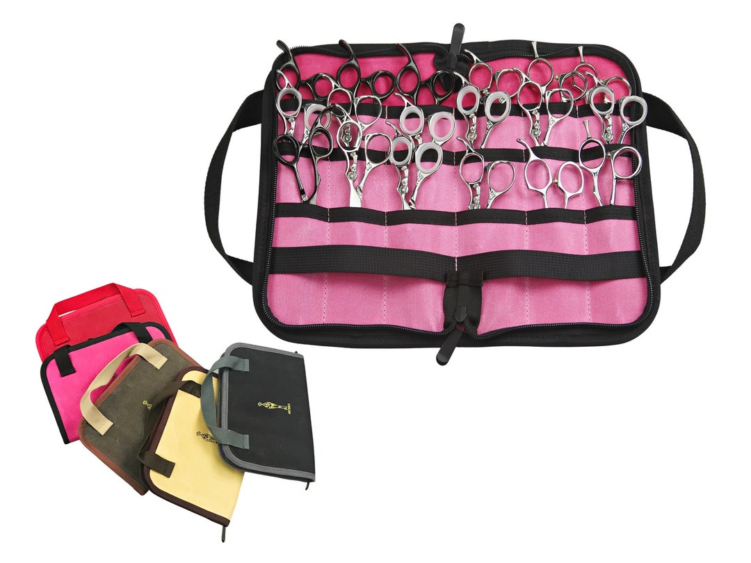 Scissor Organizer Waxed Canvas Baber Bag Hairstylists Gift Salon Barber