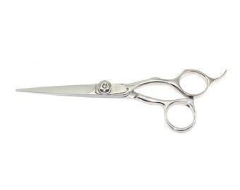 5.5" Tungsten Titan Cobalt Hair Cutting Shears Best Dry Cut Scissors TX550 Free Holder as a Gift