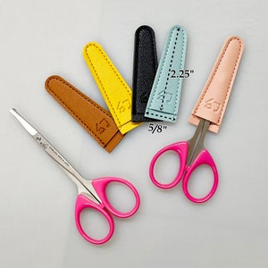 Synthetic Leather Scissor Sheath: Safety Tip Cover