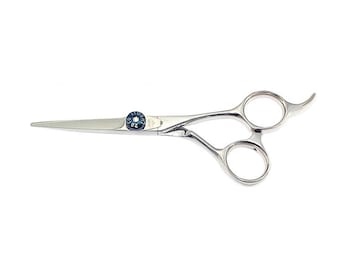 5" Tungsten Titan Cobalt Hair Cutting Shears Best Dry Cut Scissors TQ500 Free Holder Gift