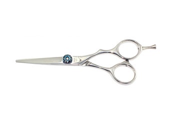 5" Tungsten Titan Cobalt Hair Cutting Shears Best Dry Cut Scissors Detachable Finger Rest TN500 Free Holder Gift