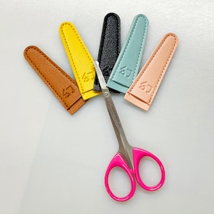 Colorful Embroidery Scissor Sheath - Small Safety Tip Cover and Case (Scissors not included) - Ideal Gift for Embroidery Lovers