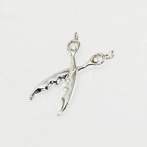 Sterling Silver Pendant Gift for Hairstylist Barbers Chain is not included