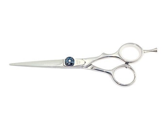 5.5" Tungsten Titan Cobalt Hair Cutting Shears Best Dry Cut Scissors Detachable Finger Rest TN550 Free Holder with Purchase