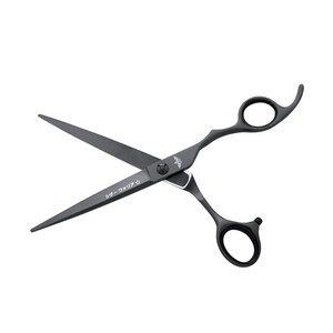 6.5&quot; Barber Shears: Black Convex Edge Hair Cutting Scissors