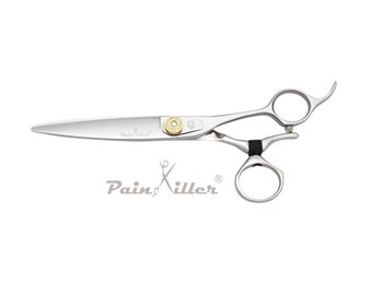 PAINKILLER HEAVY 6.0" Flexible Thumb Slide Cut Shears Swivel Dry Cut Hair Scissors