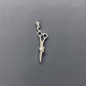 Sterling Silver Scissors Pendant Gift for Hairstylist, Barber, Mother&#39;s Day Gift