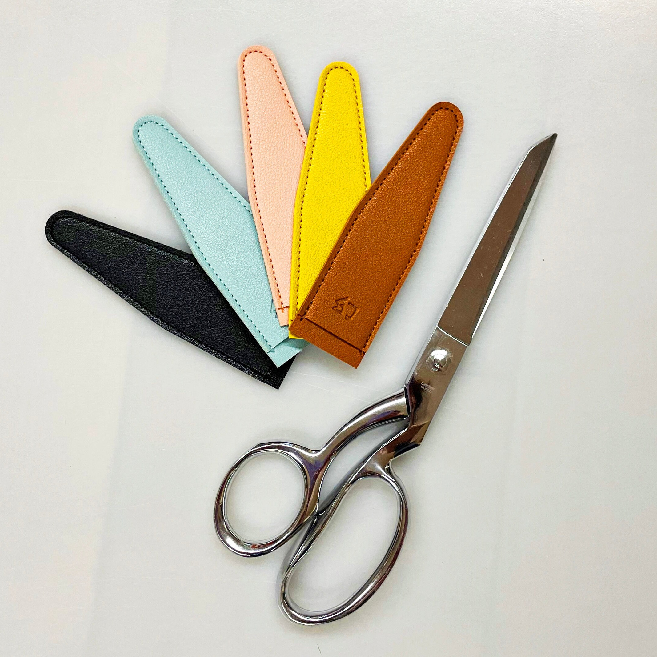 Synthetic Leather Scissor Tip Cover: Quilter Gift