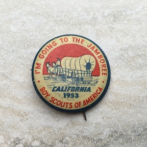 Boy Scouts 1953 National Jamboree Button