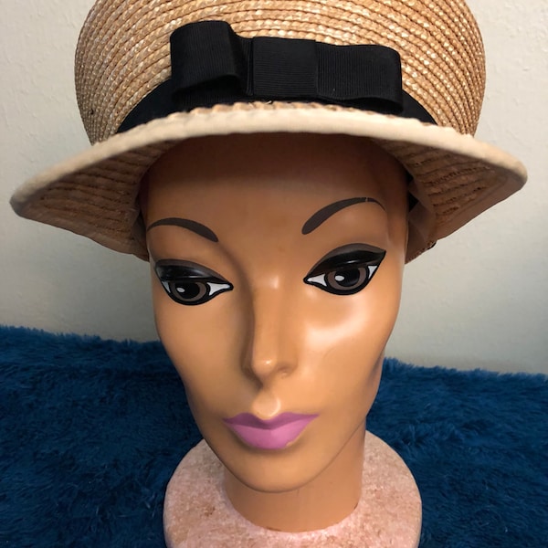 1990 rine chapeause New Orleans womans hat, brand new, vintage sun hat
