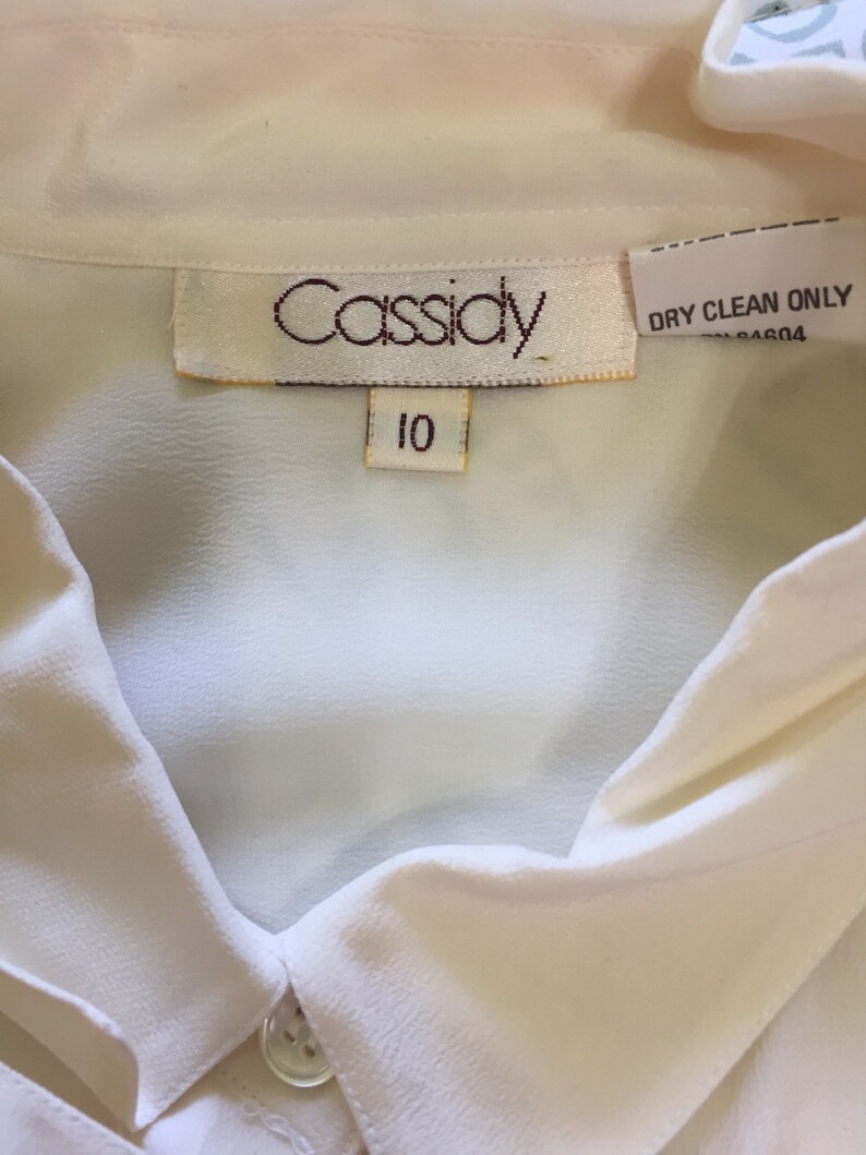 1980s Cassidy silk Blouse