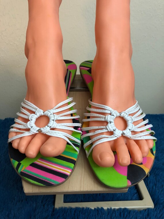 1990s white stag, womans sandals, size 10, brand … - image 3