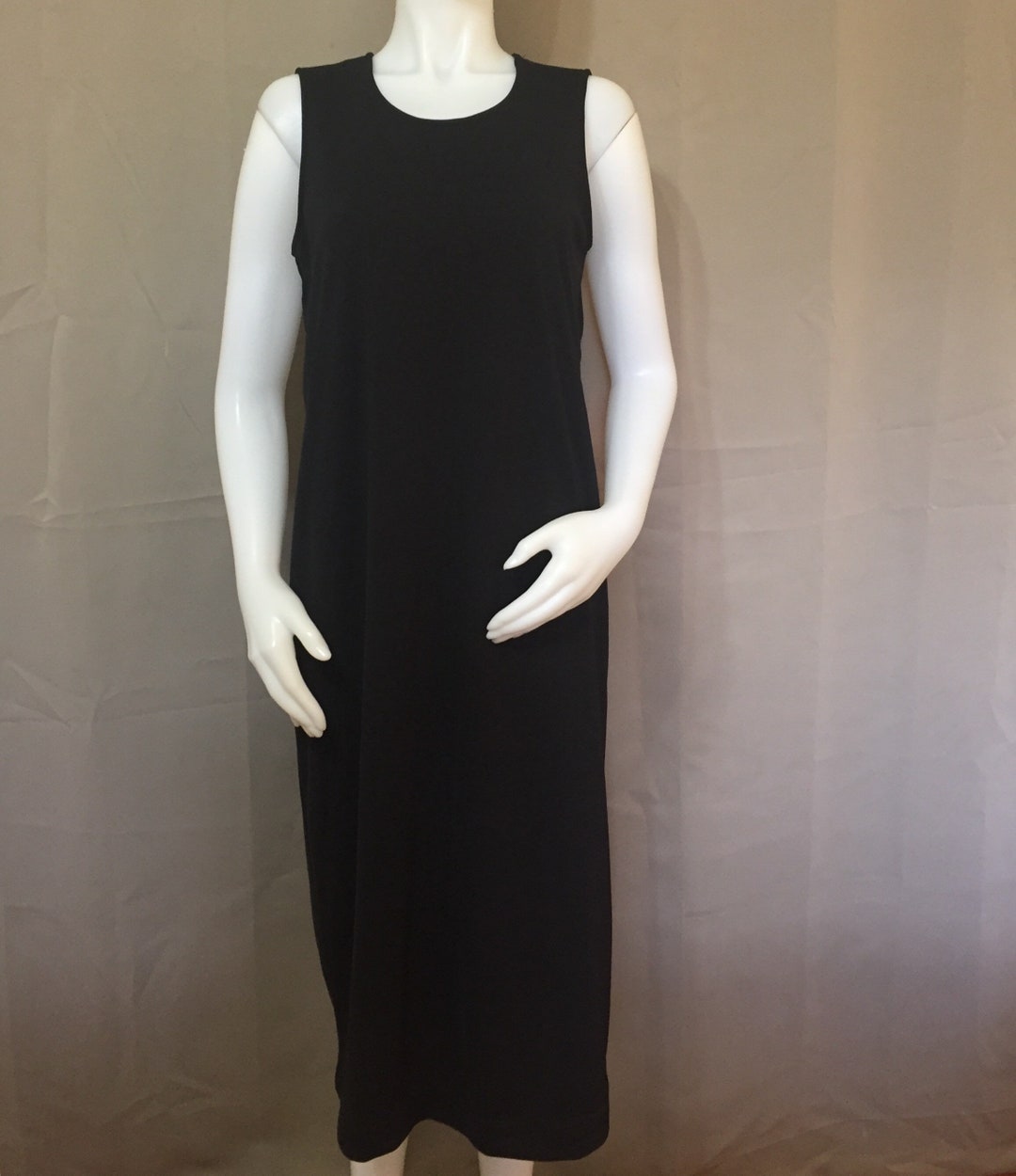 990s Kathy Ireland Black Dress Etsy
