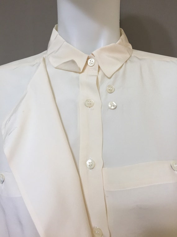 1980s Cassidy silk Blouse - image 7