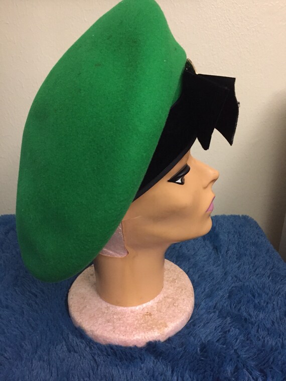 Vintage 1970s eric javits french beret for woman.… - image 2