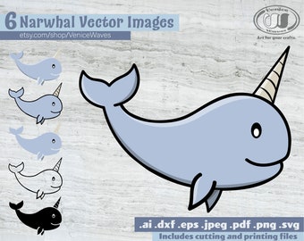 Download Narwhal Svg File Etsy