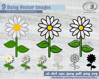 Download Daisy Svg Cut File Etsy PSD Mockup Templates