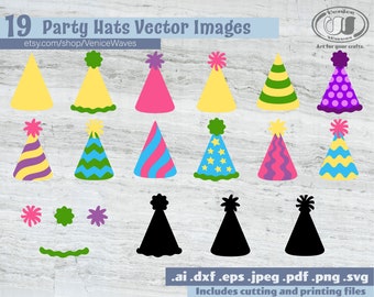 Download Party Hats Clipart Etsy