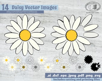 Download Daisy Svg Cut File Etsy PSD Mockup Templates