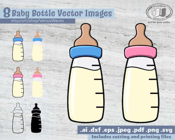 Download Baby Bottle Svg Baby Bottle Cut File Baby Bottle Clipart Etsy