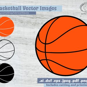 Basketball SVG, Basketball Cut File, Basketball Clipart, Basketball PDF, Basketball Download, Instant Download, Digital Download