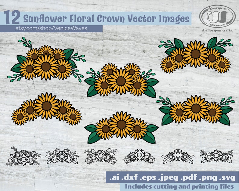 Free Free 214 Flower Headband Svg Free SVG PNG EPS DXF File