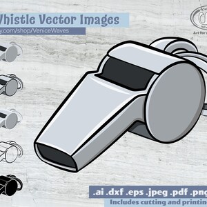 Whistle SVG, Whistle Cut File, Whistle Clipart, Whistle PDF, Whistle Download, Digital Download, Instant Download, Cricut Files
