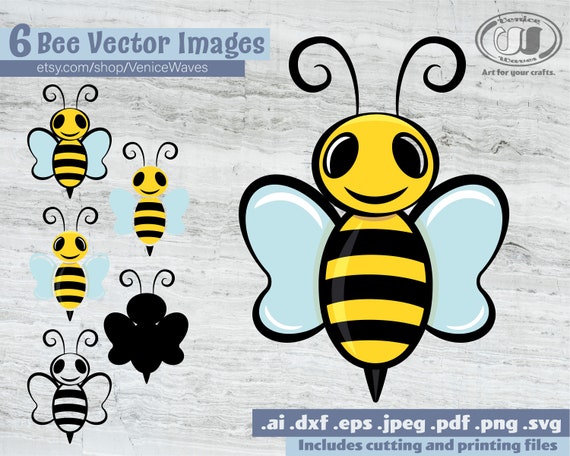 Download Free Bee Svg Bee Cut File Bee Clipart Bee Pdfbee Download Etsy SVG Cut Files