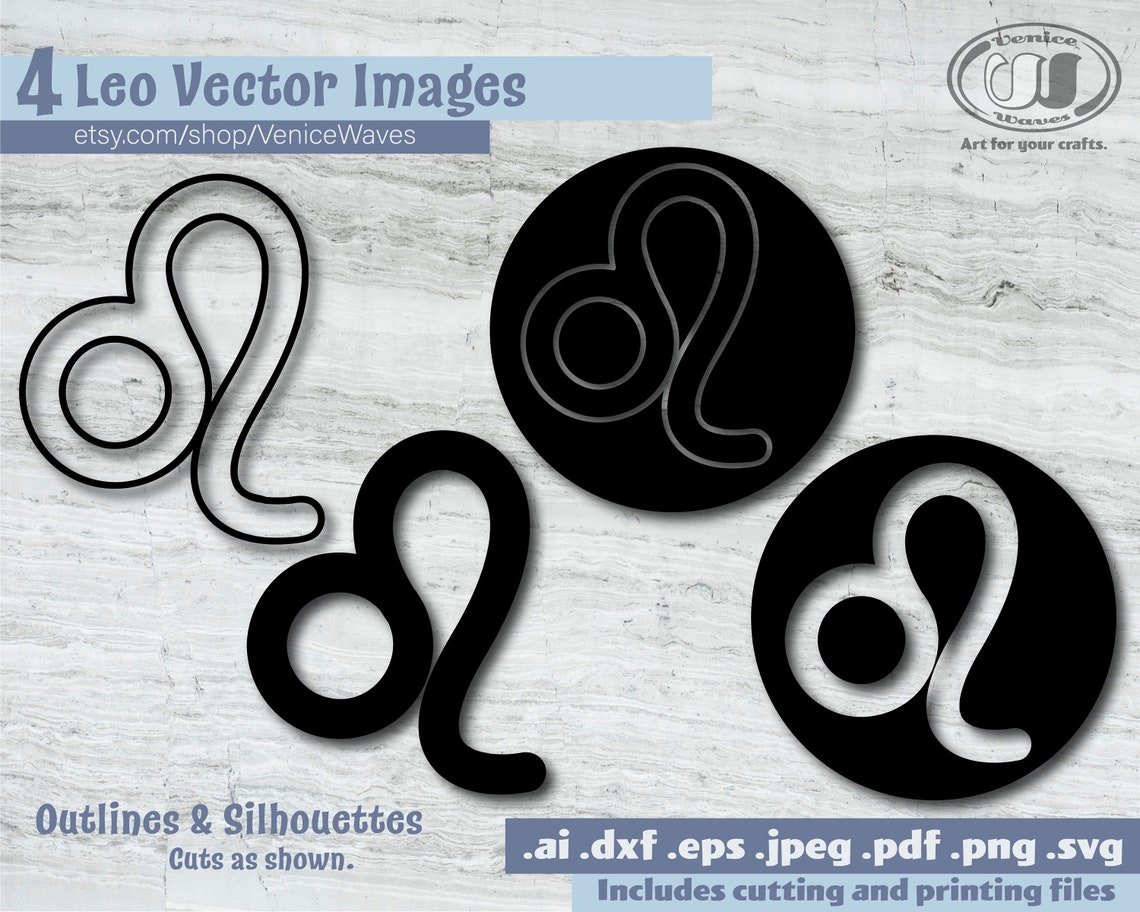 Leo SVG Leo Cut File Leo Clipart Leo PDF Leo Download - Etsy