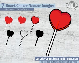 Heart Sucker SVG, Heart Sucker Cut File, Heart Sucker Clipart, Heart Sucker PDF, Heart Sucker Download, Digital Download, Instant Download