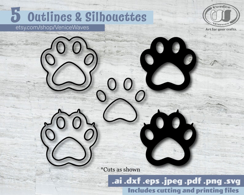 Free Free Cat Paw Svg File 721 SVG PNG EPS DXF File