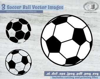 Soccer Ball SVG, Soccer Cut File, Sports Clipart, Soccer PDF, Soccer Download, Digital Download, Instant Download, Cricut Files