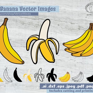 Bananen, Clipart, geschälte Banane Cut Datei, Banane Haufen Clipart, druckbare geschälte Banane PDF, geschälte Banane Download, digitaler Download